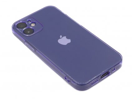 Fluorescentní obal na iPhone 12 Mini Fialový 1