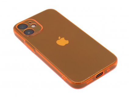 Fluorescentní obal na iPhone 12 Mini Oranžový 1