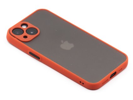 Pevný, gumový obal na iPhone 13 Mini - Červený