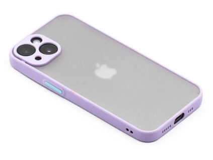 Pevný, gumový obal na iPhone 13 Mini - Fialový