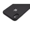 HOCO Fascination gumový obal s výřezem na logo pro iPhone XR Černý 3