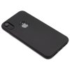 HOCO Fascination gumový obal s výřezem na logo pro iPhone XR Černý 1