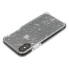 Gumový obal s diamantovými zády na iPhone X,XS Tmavě modrá 2