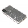 Gumový obal s diamantovými zády na iPhone X,XS Růžový 1