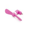 Větráček s micro USB konektorem - Růžový