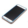 3D Tvrzené sklo s hliníkovým rámečkem iPhone 6,6s,7,8 Modré 2