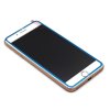 3D Tvrzené sklo s hliníkovým rámečkem iPhone 6,6s,7,8 Modré 1
