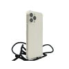 TPU gumový obal na iPhone 13 Pro Max se šňůrkou Průhledný