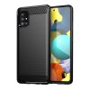 eng pl Carbon Case Flexible Cover TPU Case for Samsung Galaxy A31 black 61927 1