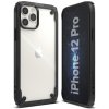 eng pl Ringke Fusion X durable PC Case with TPU Bumper for iPhone 12 Pro iPhone 12 black FUAP0024 63906 3