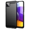 eng pl Carbon Case Flexible Cover TPU Case for Samsung Galaxy A22 5G black 71812 12