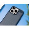 TPU Carbon gumový obal iPhone 15 Pro Modrý 4