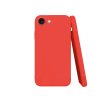 Silikonový kryt na iPhone SE 2025 Červený