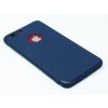 Gumový, Matný kryt na iPhone 7 Plus, 8 Plus Modrý