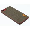 Gumovolátkový obal Baseus Grain pro iPhone 7 Plus, 8 Plus Hnědá