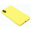 TPU Gumový kryt pro iPhone X,XS Žlutý