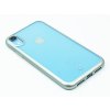 TPU pouzdro CELLY Laser lemování s matným kovovým efektem pro Apple iPhone XR, stříbrné