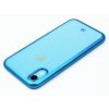 TPU pouzdro CELLY Laser lemování s matným kovovým efektem pro Apple iPhone XR, modré 2