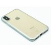 TPU pouzdro CELLY Laser lemování s matným kovovým efektem pro Apple iPhone X,XS, stříbrné