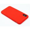 Silikonový kryt na iPhone X,XS Červený 3