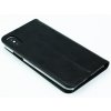 Pouzdro typu kniha CELLY Air pro iPhone X, iPhone XS, PU kůže, černé