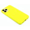 TPU Gumový kryt pro iPhone 11 Pro Max - Žlutý