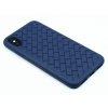 Gumový obal s vroubky na iPhone X,XS Modrý 1