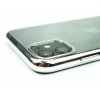 Gumový obal s lesklým rámečkem na iPhone 11 Stříbrný 5