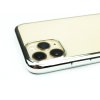 Gumový obal s lesklým rámečkem na iPhone 11 Pro Stříbrný 5