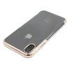 Baseus průhledný obal se zlatým lemováním na iPhone XR 2