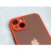Pevný, gumový obal na iPhone 13 Červený 3