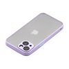 Pevný, gumový obal na iPhone 13 Fialový 2