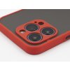 Pevný, gumový obal na iPhone 13  Pro Max - Červený