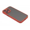 Pevný, gumový obal na iPhone 13  Pro Max - Červený
