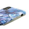 Gumový designový obal na iPhone X,XS s motivem modrý křemen 4