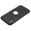 Gumový obal s prstýnkovým držákem na iPhone X,XS Černý 2