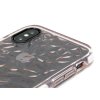 Gumový obal s diamantovými zády na iPhone X,XS Růžový 4