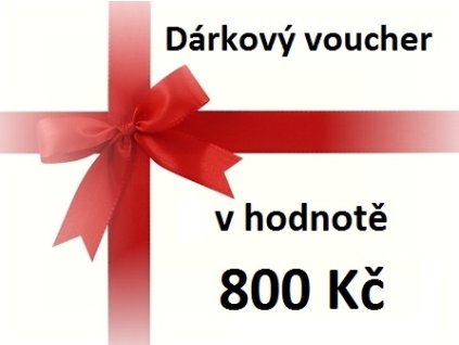 voucher 800 Kč