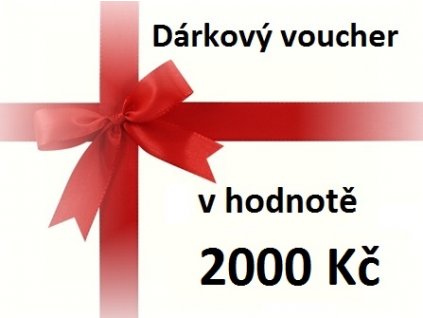 voucher 2000 Kč