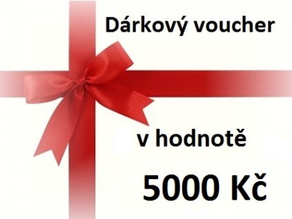 voucher 5000 Kč