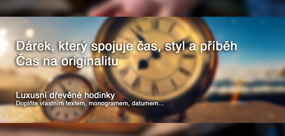 I hodinky se můžou darovat osobně - prémiová personalizace