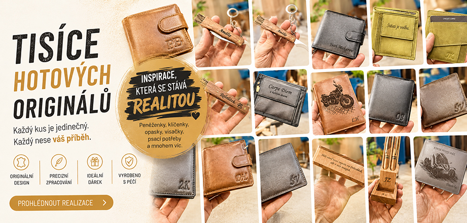 Prémiové dárky s vlastní personaliazcí - český eshop Tvujoriginal.cz