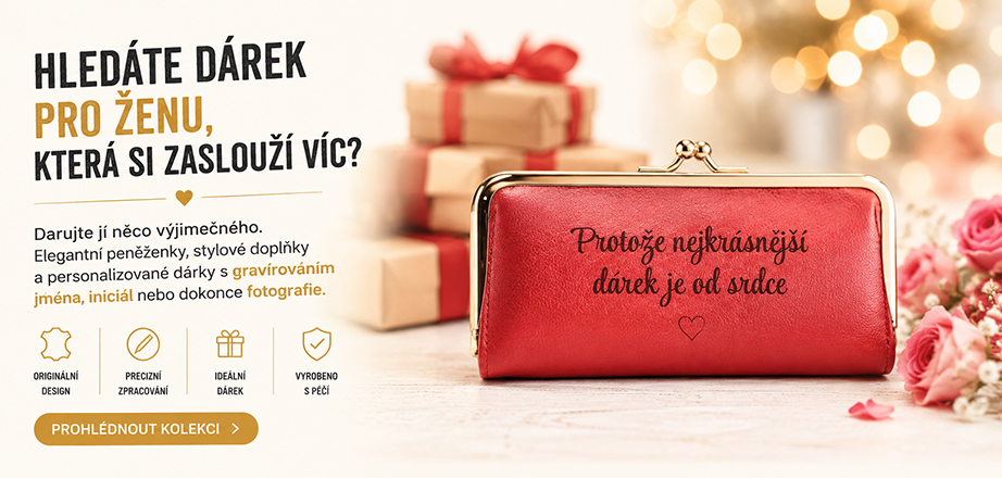 Jak dárek vybrat pro ženu? Prémiová personalizace od Tvujoriginal.cz