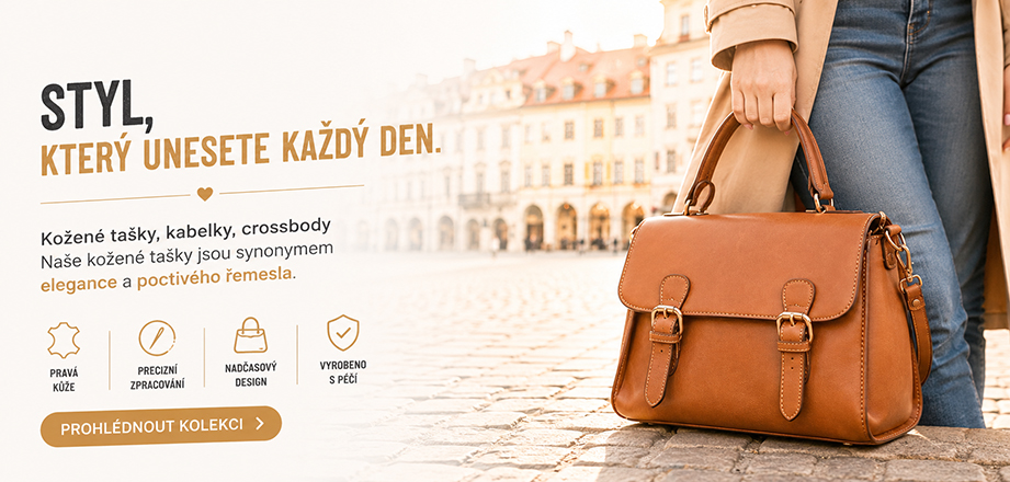 Tašky z pravé kůži, pro ženy, pro muže - prémiová personalizace od Tvujoriginal.cz