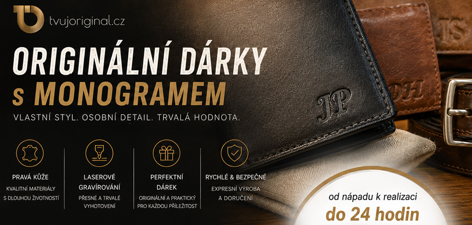 Prémiové dárky s vlastní personaliazcí - český eshop Tvujoriginal.cz