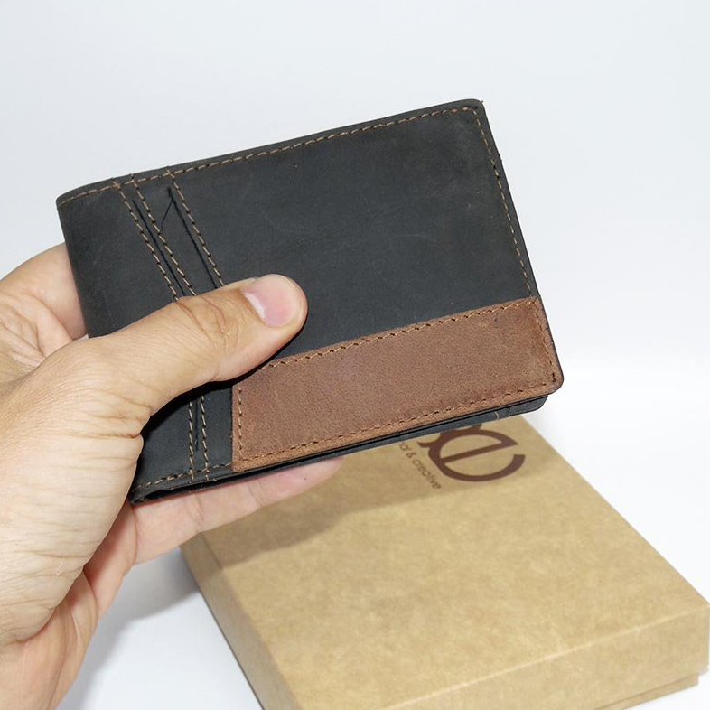 Kožená dolarovka COMBO Leather s monogramem, textem a fotkou | Luxusní personalizace