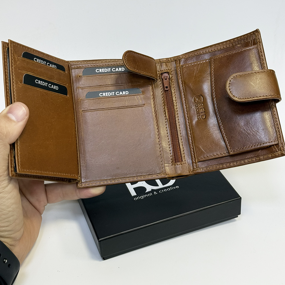 Luxusní kožená peněženka s personalizací