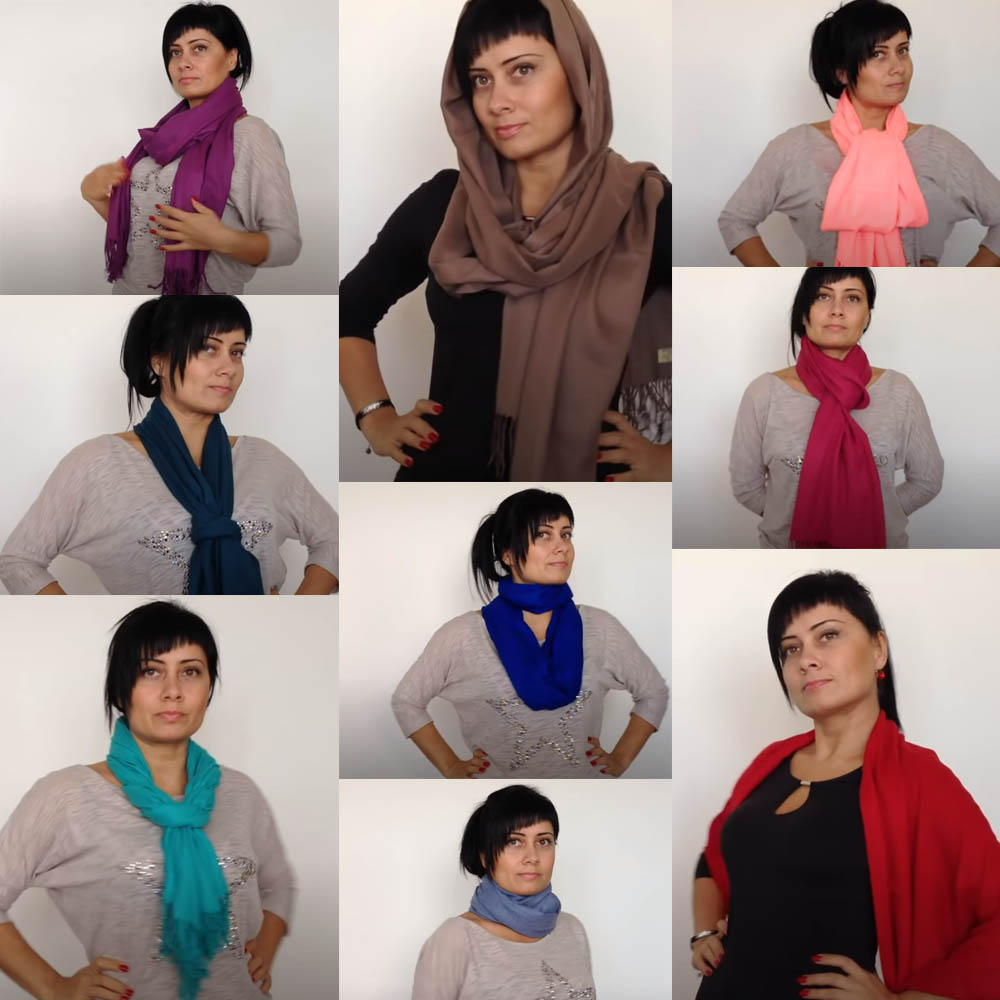 Luxusní pašmínu můžete nosit na stovky způsobů