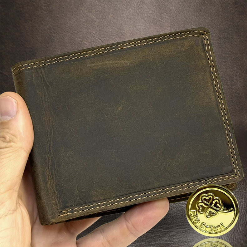 Luxusní kožená peněženka s personalizací