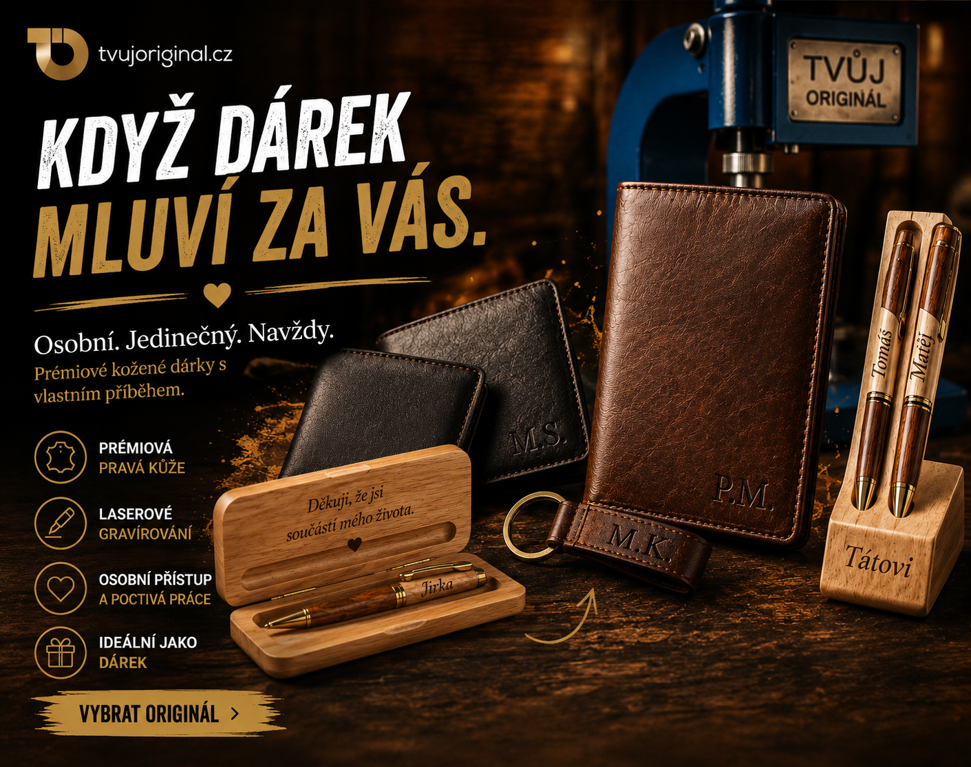 Prémiová personalizace tvujoriginal.cz